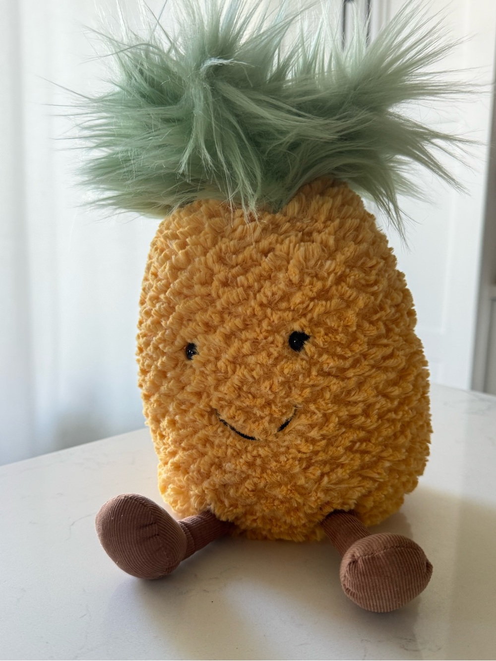 NWT Older Retired 13” medium Pineapple Jelly Cat Amusable.